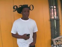 black thug gets paid for blowjob part5